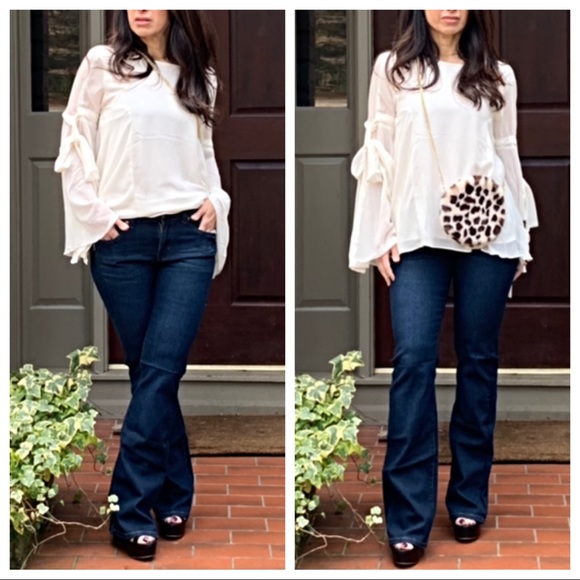 ✨LAST ONE✨Dark jean great fitting flare jeans - Picture 4 of 8